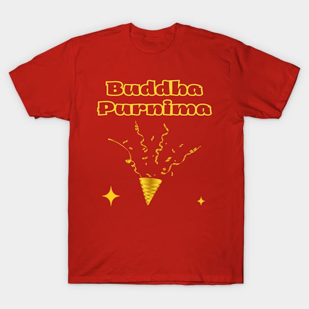 Indian Festivals - Buddha Purnima T-Shirt by Bharat Parv